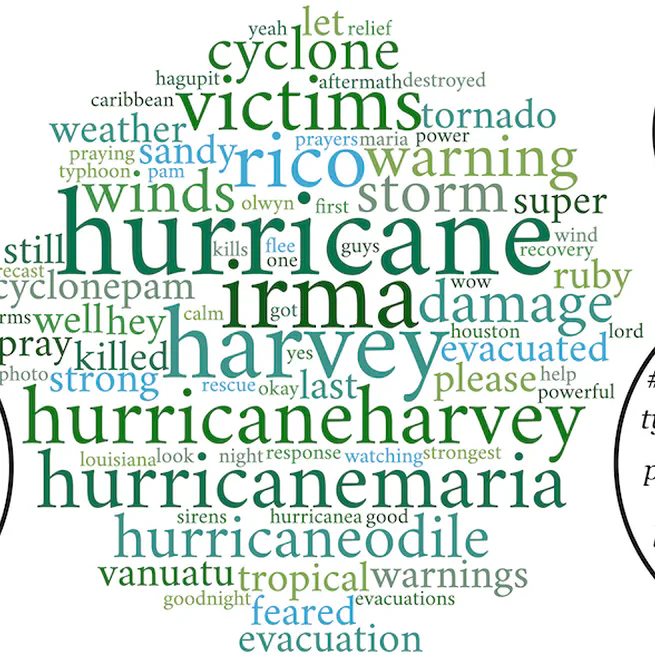 How does a Pre-Trained Transformer Integrate Contextual Keywords? Application to Humanitarian Computing